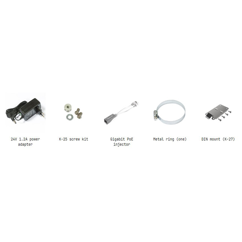 محتویات جعبه رادیو وایرلس میکروتیک مدل RB922UAGS-5HPacD-NM-NetMetal 5